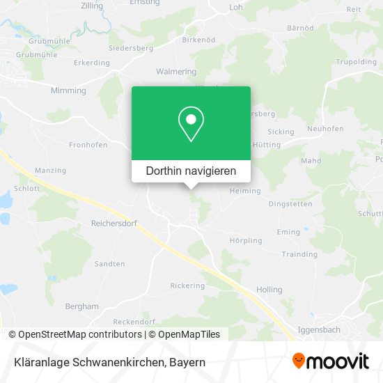 Kläranlage Schwanenkirchen Karte