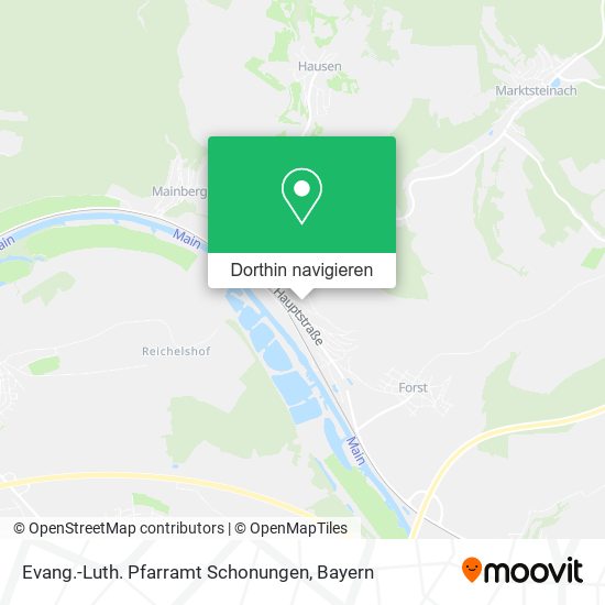 Evang.-Luth. Pfarramt Schonungen Karte