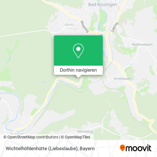 Wichtelhöhlenhütte (Liebeslaube) Karte
