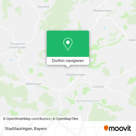 Stadtlauringen Karte