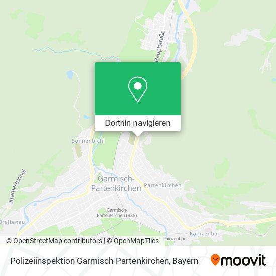 Polizeiinspektion Garmisch-Partenkirchen Karte