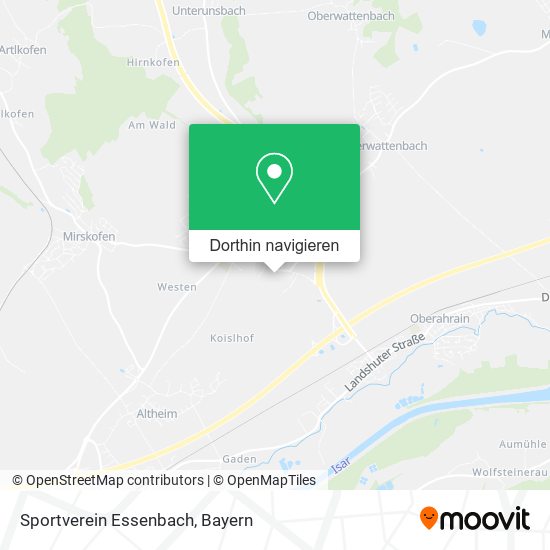 Sportverein Essenbach Karte