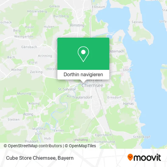 Cube Store Chiemsee Karte