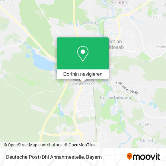Deutsche Post / Dhl Annahmestelle Karte