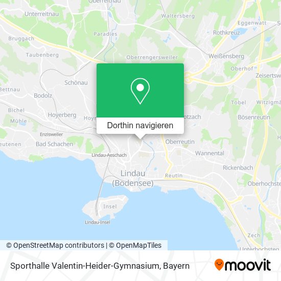 Sporthalle Valentin-Heider-Gymnasium Karte