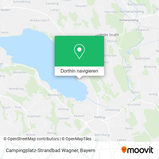 Campingplatz-Strandbad Wagner Karte