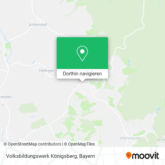 Volksbildungswerk Königsberg Karte