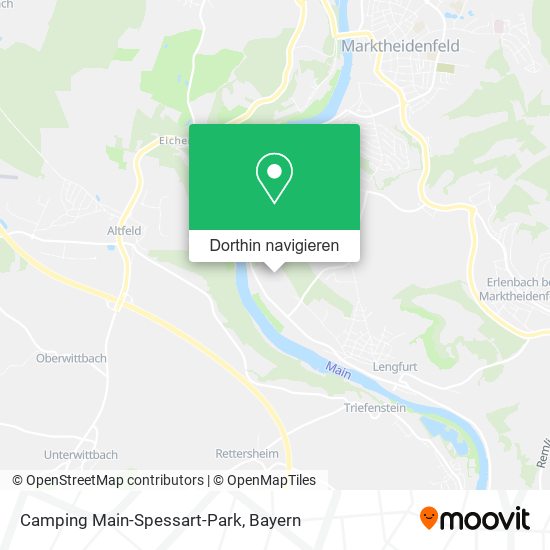 Camping Main-Spessart-Park Karte