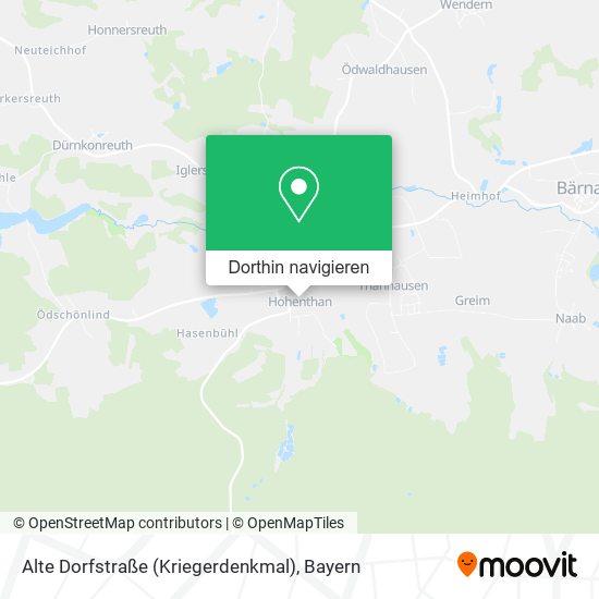 Alte Dorfstraße (Kriegerdenkmal) Karte