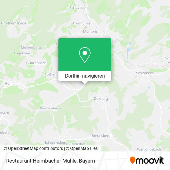 Restaurant Heimbacher Mühle Karte