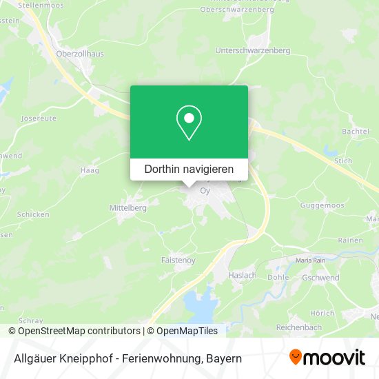 Allgäuer Kneipphof - Ferienwohnung Karte