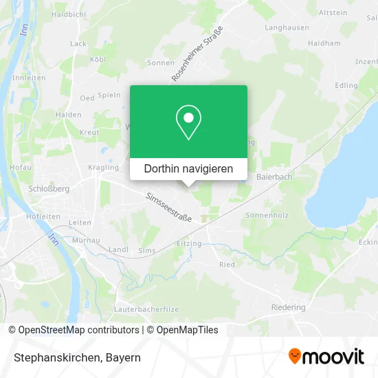 Stephanskirchen Karte