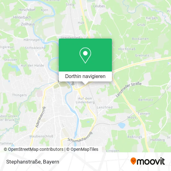 Stephanstraße Karte