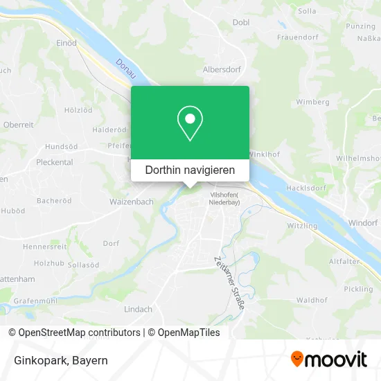 Ginkopark Karte