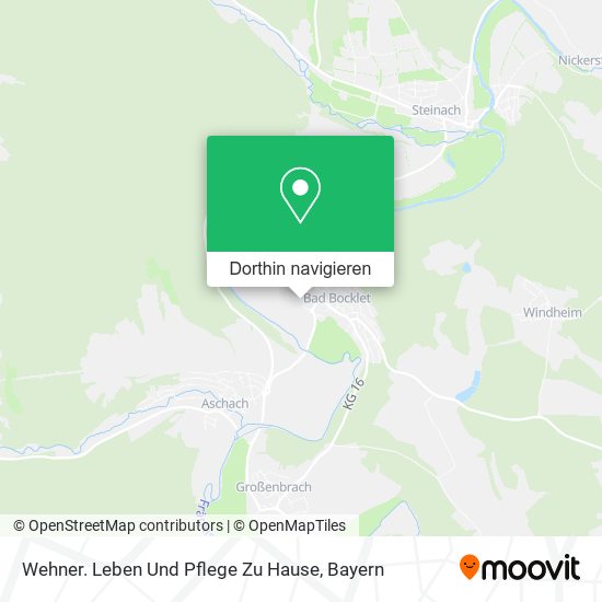Wehner. Leben Und Pflege Zu Hause Karte
