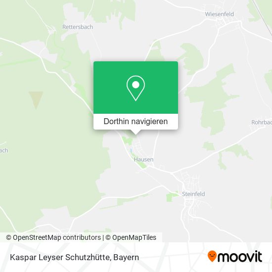 Kaspar Leyser Schutzhütte Karte