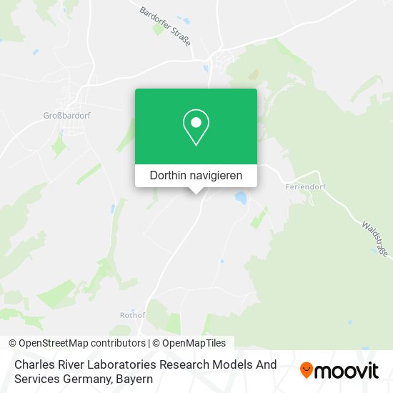 Charles River Laboratories Research Models And Services Germany Karte