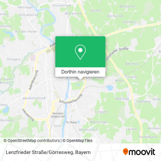 Lenzfrieder Straße/Görresweg Karte