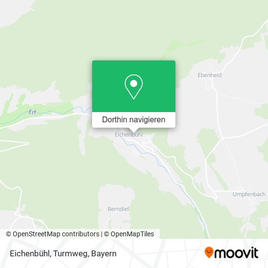 Eichenbühl, Turmweg Karte