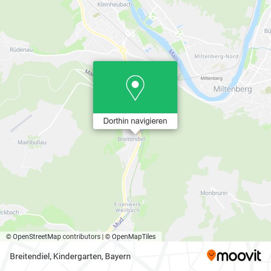 Breitendiel, Kindergarten Karte