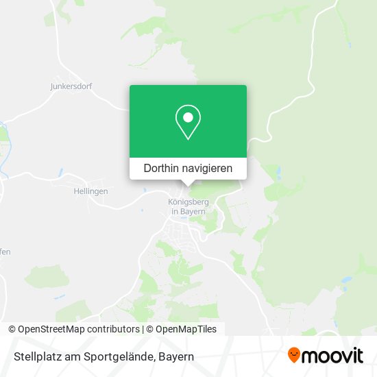 Stellplatz am Sportgelände Karte