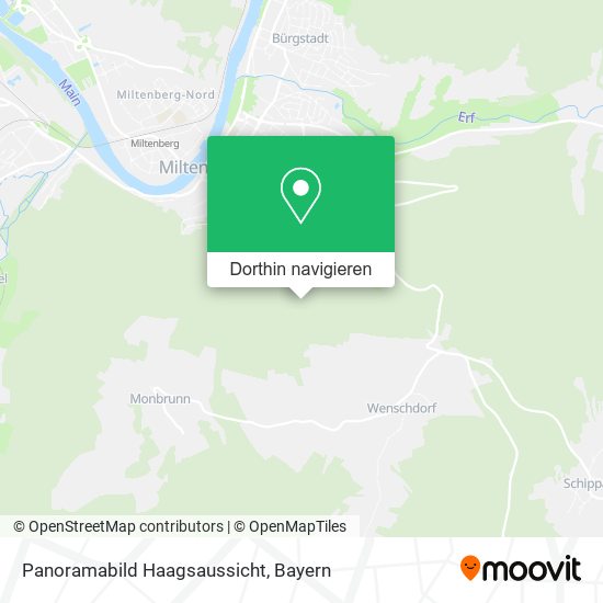 Panoramabild Haagsaussicht Karte