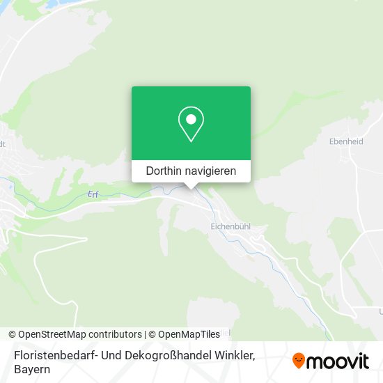Floristenbedarf- Und Dekogroßhandel Winkler Karte