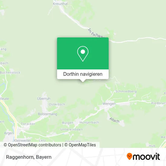 Raggenhorn Karte