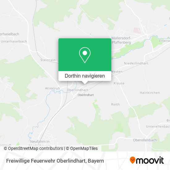 Freiwillige Feuerwehr Oberlindhart Karte