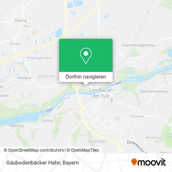 Gäubodenbäcker Hahn Karte