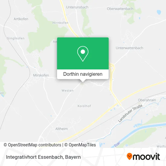 Integrativhort Essenbach Karte