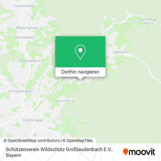 Schützenverein Wildschütz Großlaudenbach E.V. Karte