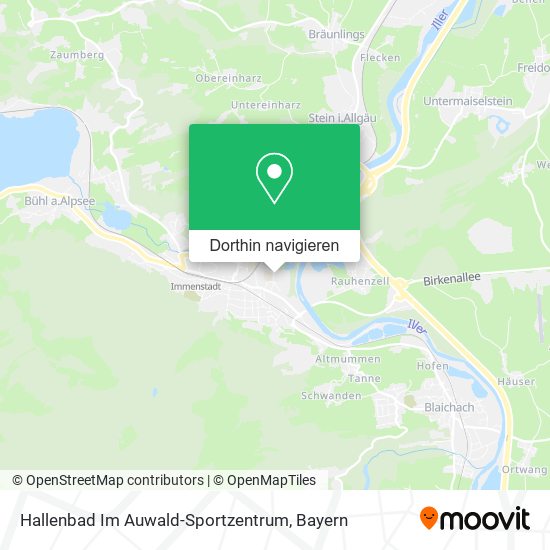 Hallenbad Im Auwald-Sportzentrum Karte