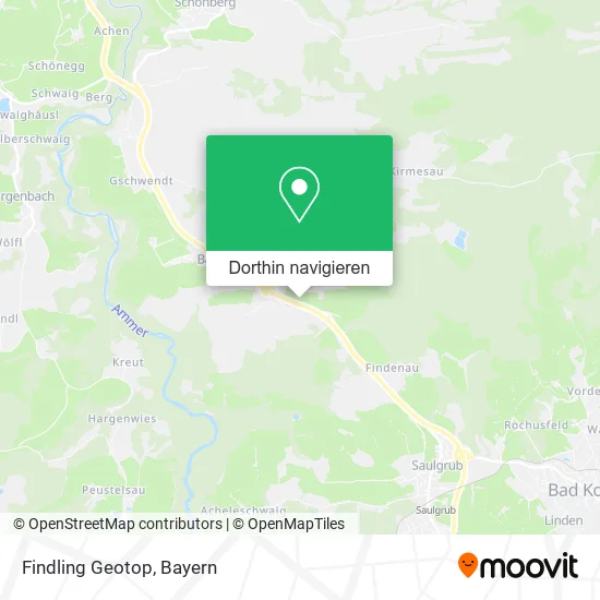 Findling Geotop Karte