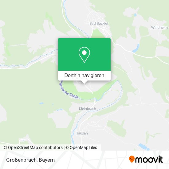 Großenbrach Karte