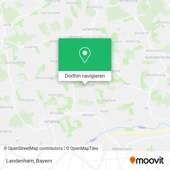 Landenham Karte