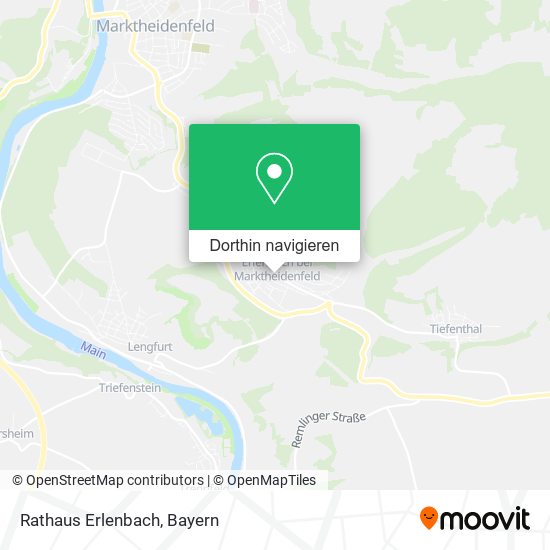 Rathaus Erlenbach Karte