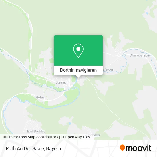 Roth An Der Saale Karte