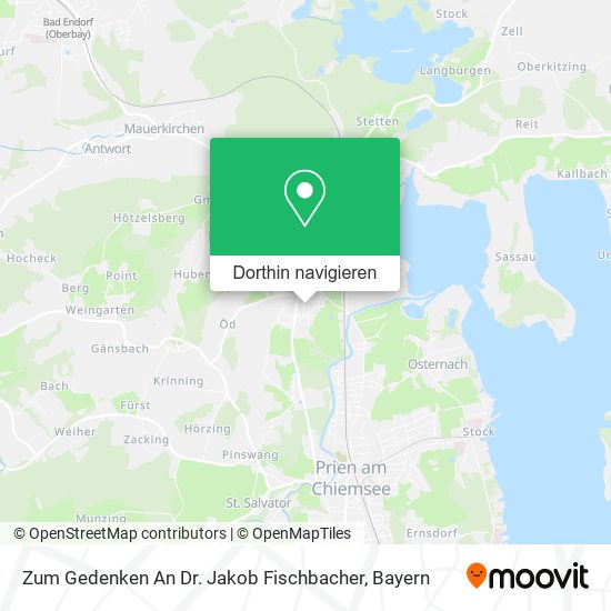 Zum Gedenken An Dr. Jakob Fischbacher Karte
