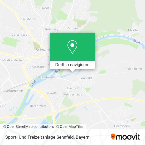 Sport- Und Freizeitanlage Sennfeld Karte