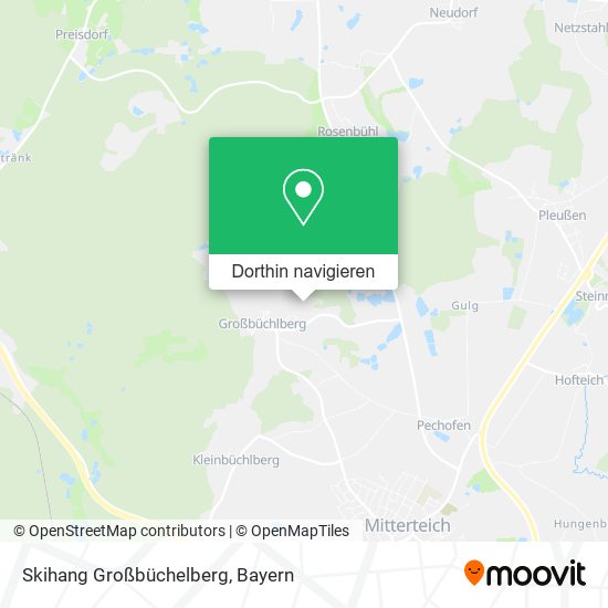 Skihang Großbüchelberg Karte