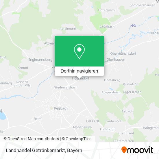 Landhandel Getränkemarkt Karte