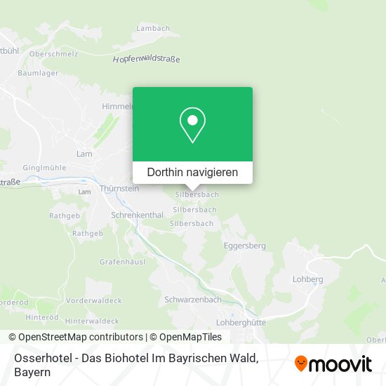 Osserhotel - Das Biohotel Im Bayrischen Wald Karte