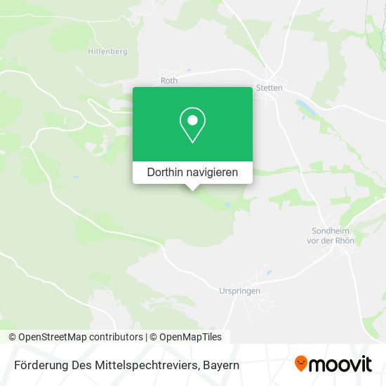 Förderung Des Mittelspechtreviers Karte