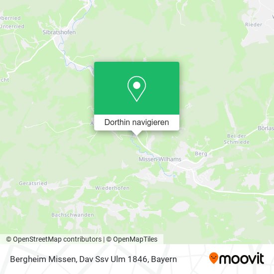 Bergheim Missen, Dav Ssv Ulm 1846 Karte