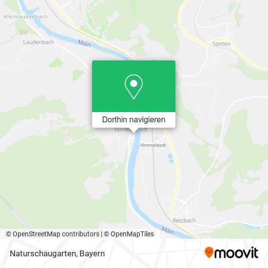 Naturschaugarten Karte