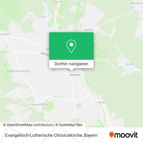 Evangelisch-Lutherische Christuskirche Karte