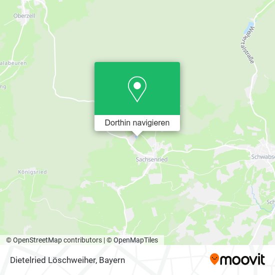 Dietelried Löschweiher Karte