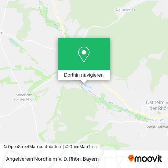 Angelverein Nordheim V. D. Rhön Karte