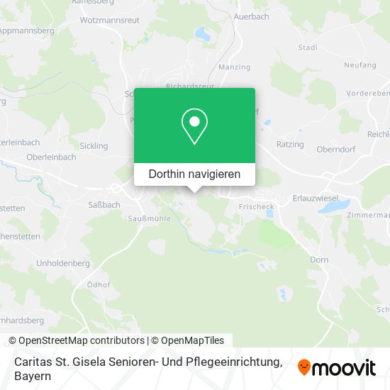 Caritas St. Gisela Senioren- Und Pflegeeinrichtung Karte